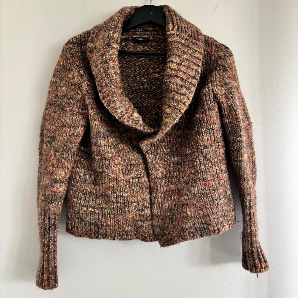 Retro Talbots Alpaca Wool Blend Cardigan Sweater Women's Size Small Medium
